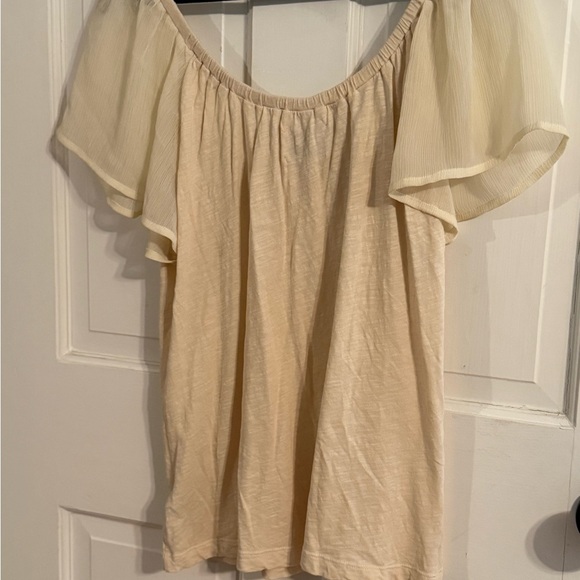 Deletta (Anthropologie) Cream Blouse with Red Embroidery - Picture 3 of 9